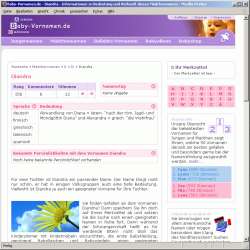 screenshot www.baby-vornamen.de
